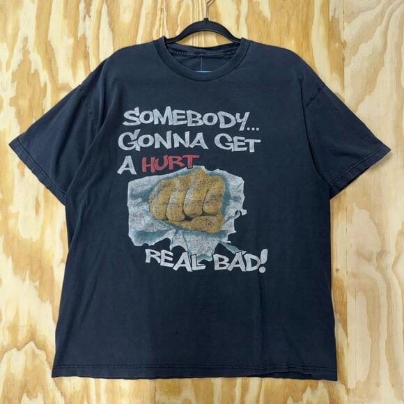 Vintage y2k gonna get a hurt faded breakthrough punch tshirt - Picture 1 of 3